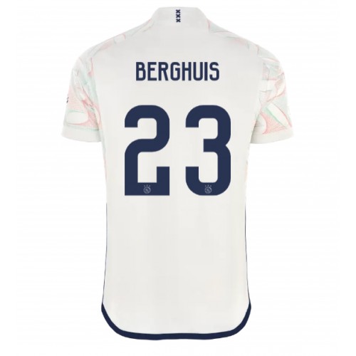 Moški Nogometni dresi Ajax Steven Berghuis #23 Gostujoči 2023-24 Kratek Rokav